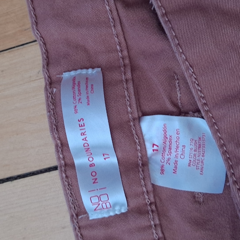 No Boundries dusty rose🌹 skinny jeans size 17 - Picture 2 of 7